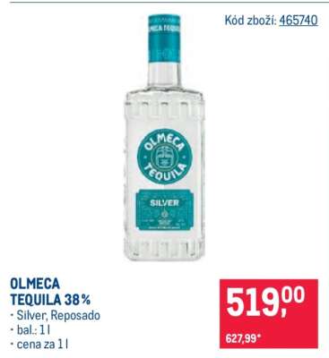 Olmeca Tequila 38 %