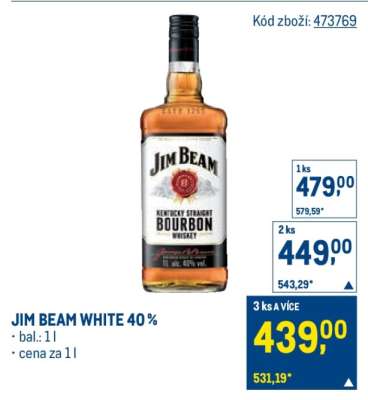 Jim Beam White 40%