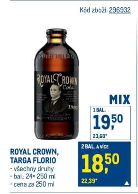 Royal Crown, Targa Florio