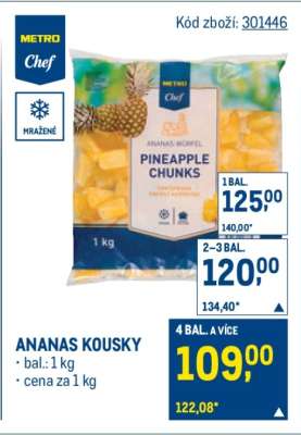 Ananas kousky