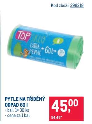 Pytle na tříděný odpad 60 l