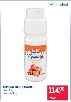 TOPPING TOJE KARAMEL