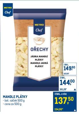 Mandle plátky