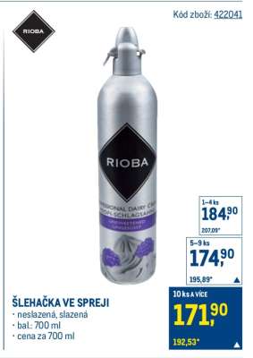 Šlehačka ve spreji