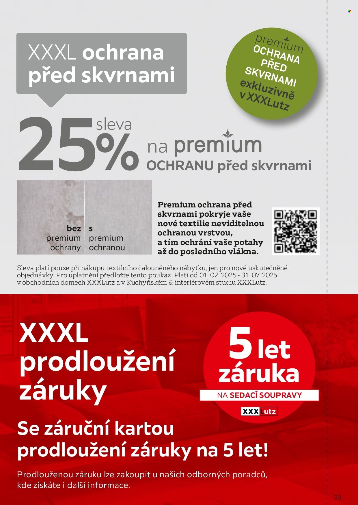 Leták XXXLutz - 1. 2. 2025 - 31. 7. 2025. 