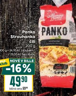 Panko Strouhanka čili
