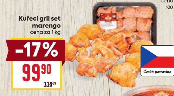 Kuřecí gril set Marengo