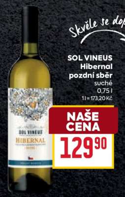 SOL VINEUS Hibernal pozdní sběr