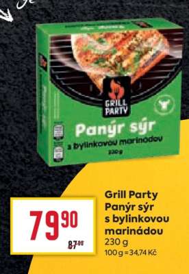 Grill Party Panýr sýr s bylinkovou marinádou