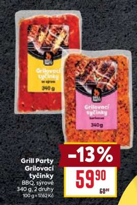Grill Party Grilovací tyčinky
