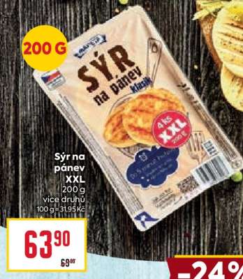 Sýr na pánev XXL