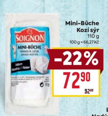 Mini-Bûche Kozí sýr