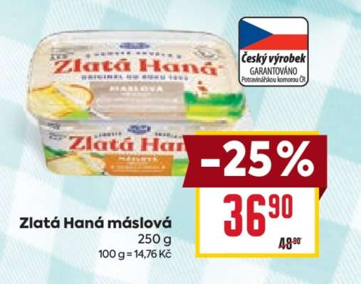 Zlatá Haná máslová