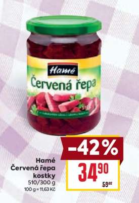 Hamé Červená řepa kostky