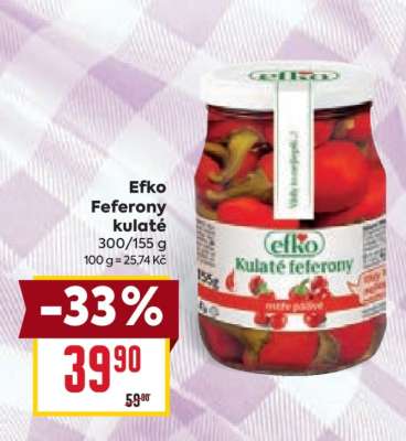 Efko Feferony kulaté