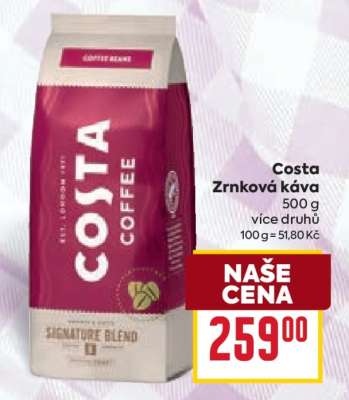 Costa Zrnková káva