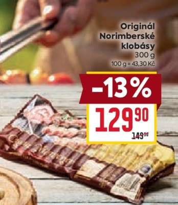 ORIGINÁL NORIMBERSKÉ KLOBÁSY