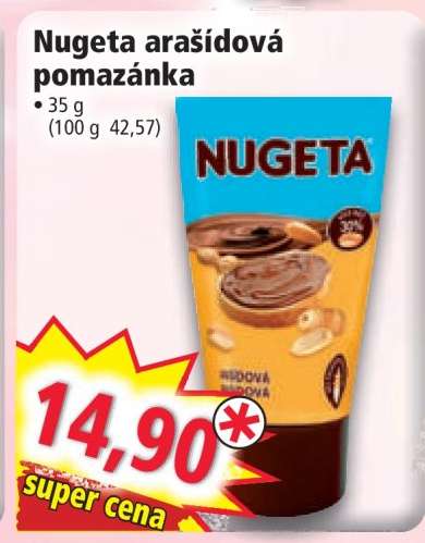 NUGETA Arašídová pomazánka