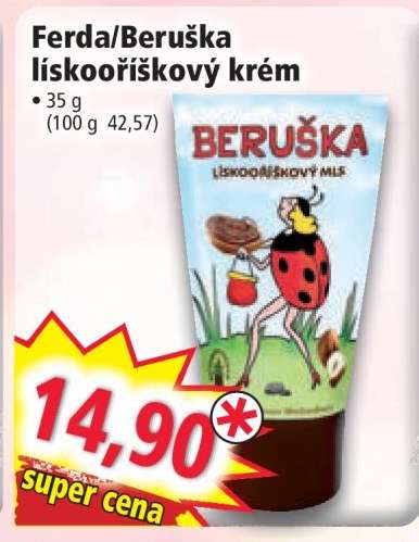 Ferda/Beruška lískooříškový krém