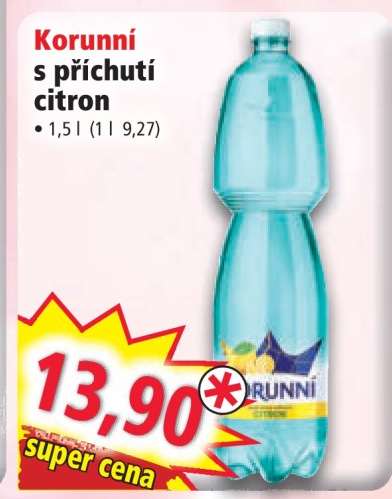 Korunní s příchutí citron