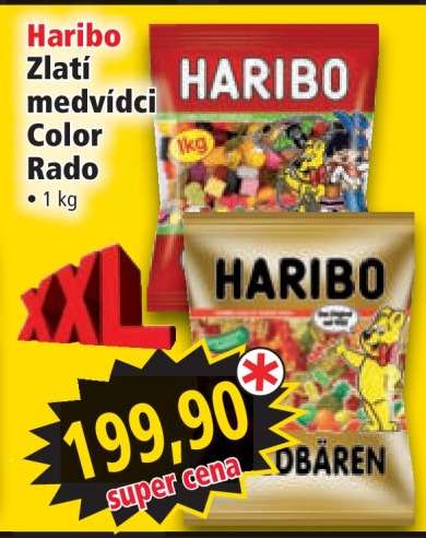 Haribo Zlatí medvídci Color Rado