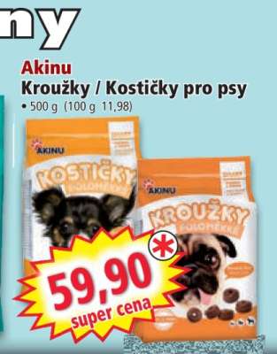 Akinu Kroužky / Kostičky pro psy