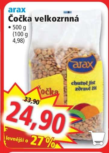 ARAX Čočka velkozrnná
