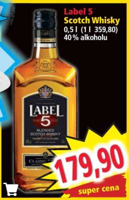 LABEL 5 Scotch whisky