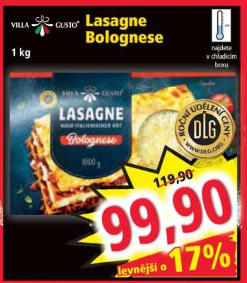 Lasagne bolognese