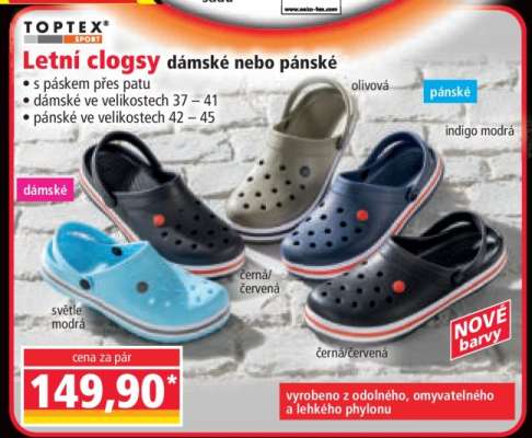 Letní clogsy dámské nebo pánské