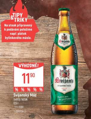 Svijanský Máz světlý ležák 0,5 l