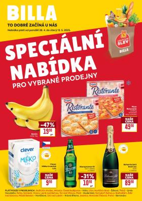 BILLA - Speciální nabídka: vybrané prodejny
