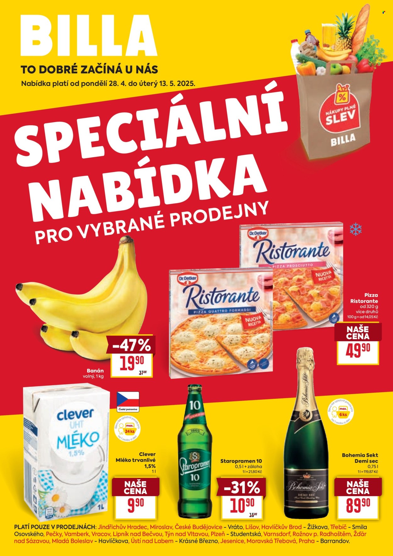 Leták BILLA - 28. 4. 2025 - 13. 5. 2025. 