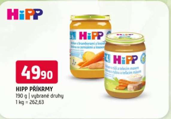 HIPP PŘÍKRMY