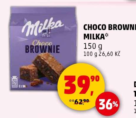 CHOCO BROWNIE MILKA*