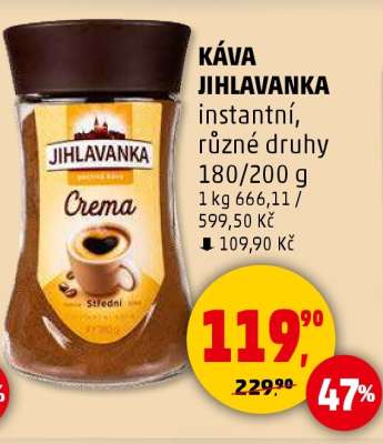 KÁVA JIHLAVANKA