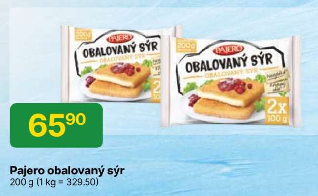 PAJERO Obalovaný sýr