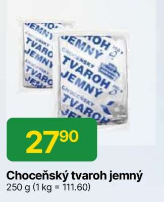 Choceňský tvaroh jemný