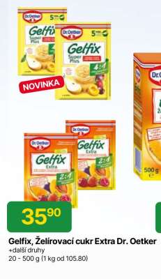 Gelfix, Želírovací cukr Extra Dr. Oetker