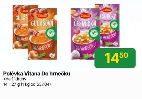 Polévka Vitana Do hrnečku