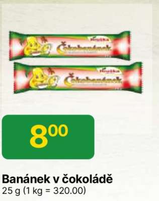 BANÁNEK V ČOKOLÁDĚ*