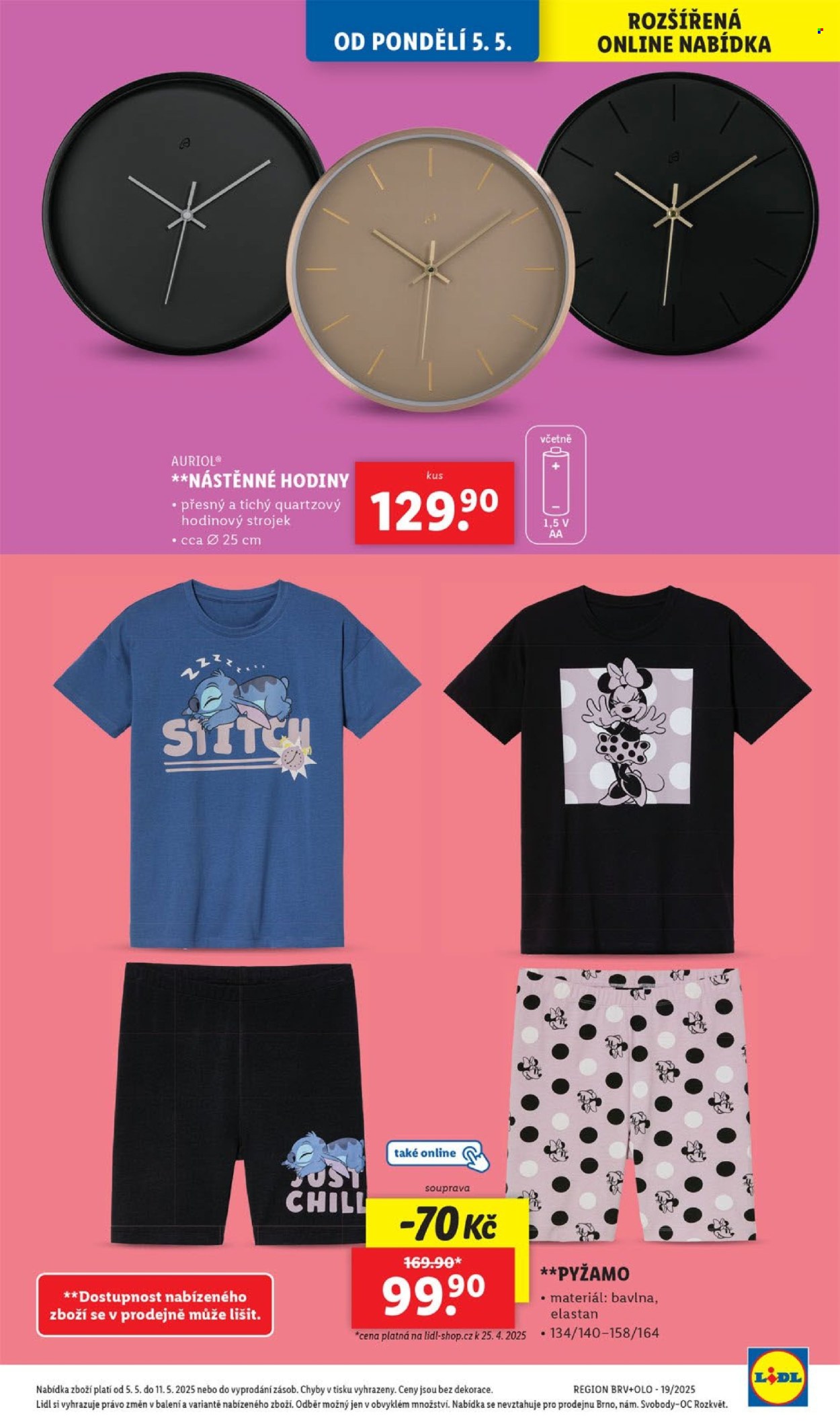 Leták Lidl - 5. 5. 2025 - 11. 5. 2025. 