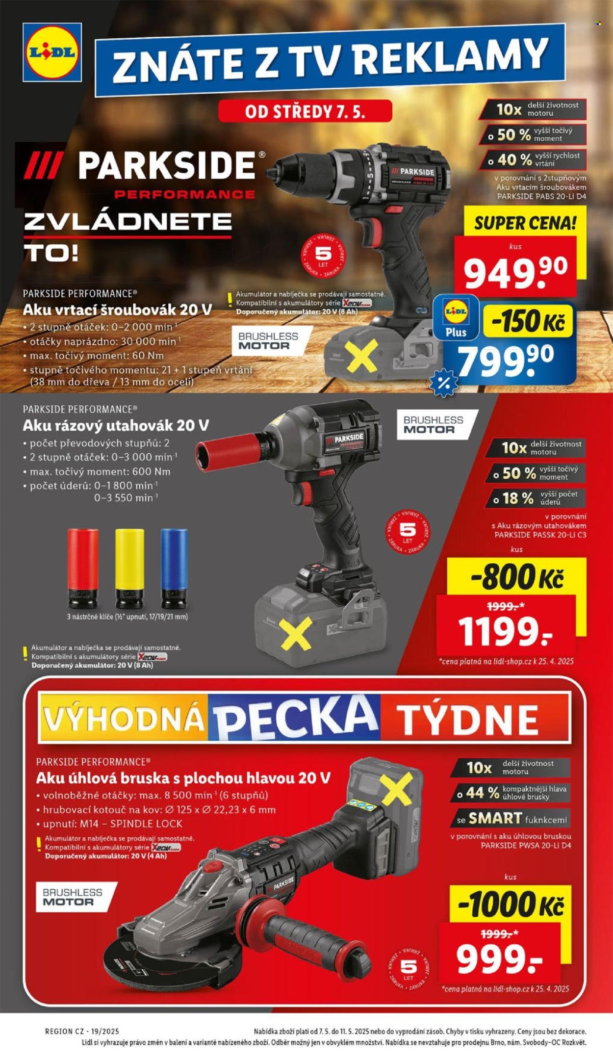 Leták Lidl - 5. 5. 2025 - 11. 5. 2025. 