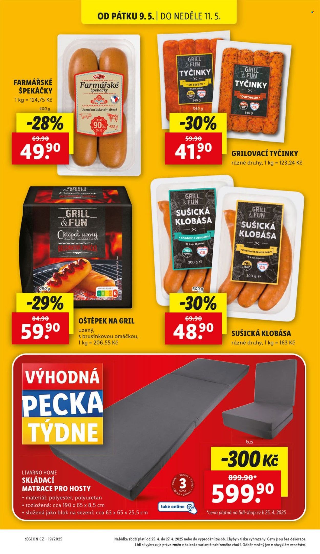 Leták Lidl - 5. 5. 2025 - 11. 5. 2025. 