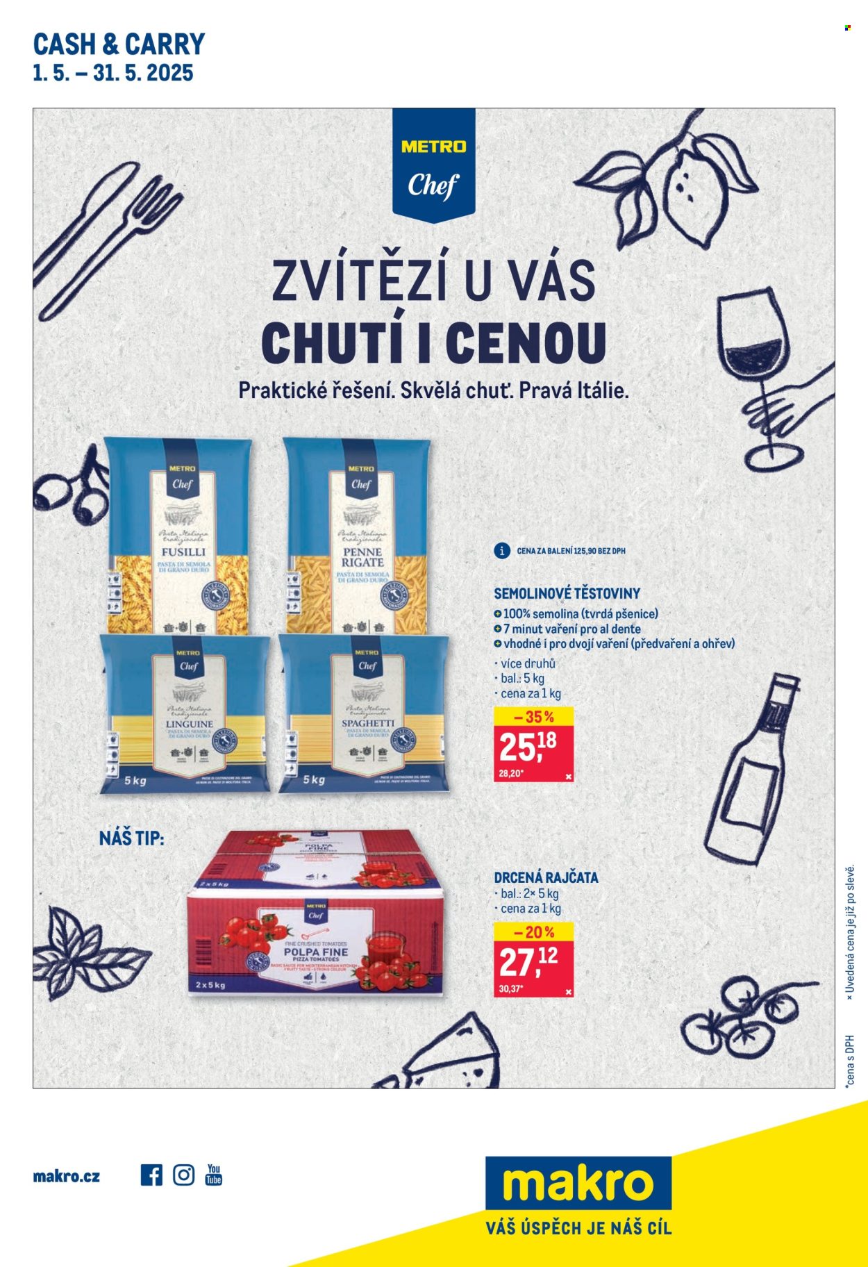 Leták MAKRO - 1. 5. 2025 - 31. 5. 2025. 