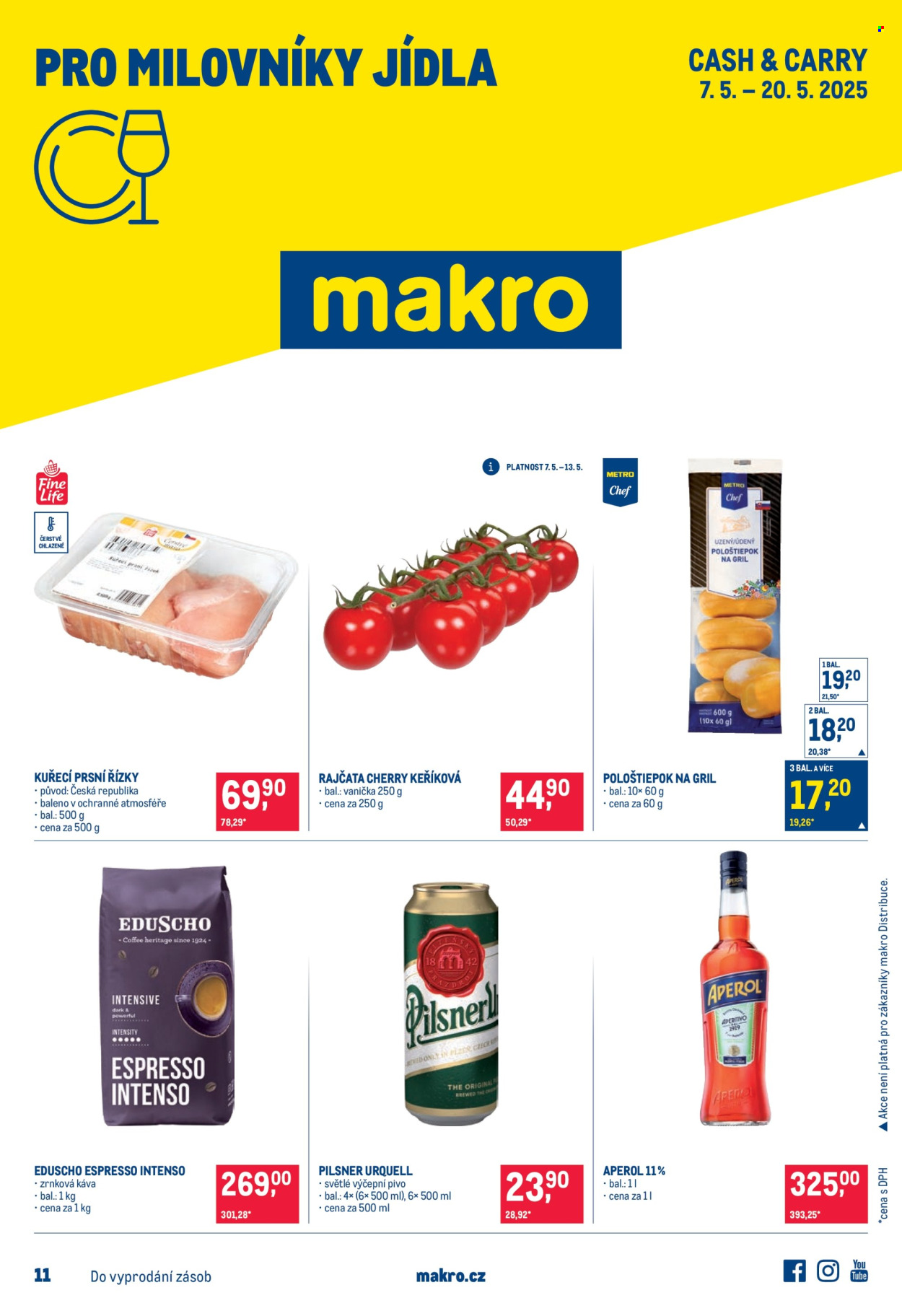 Leták MAKRO - 7. 5. 2025 - 20. 5. 2025. 