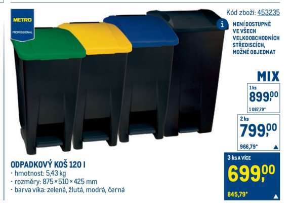ODPADKOVÝ KOŠ 120 l