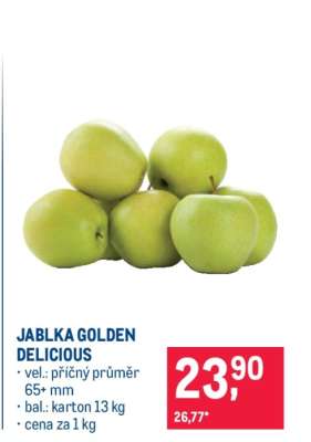 Jablka Golden Delicious