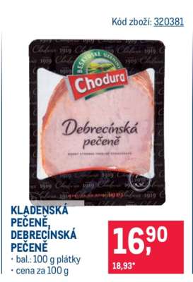 Kladenská pečeně, Debrecínská pečeně