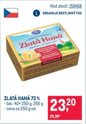 Zlatá Haná 73%